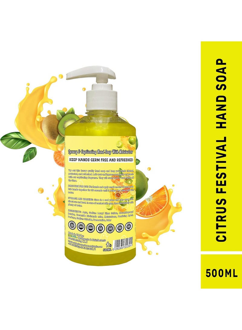 Ecolyte+ Citrus Festival Hand Soap - 500ml - Image 2